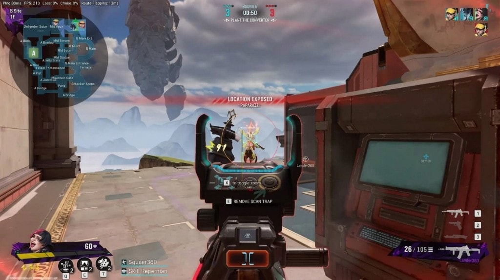 First-person Fragpunk gameplay with standard HUD